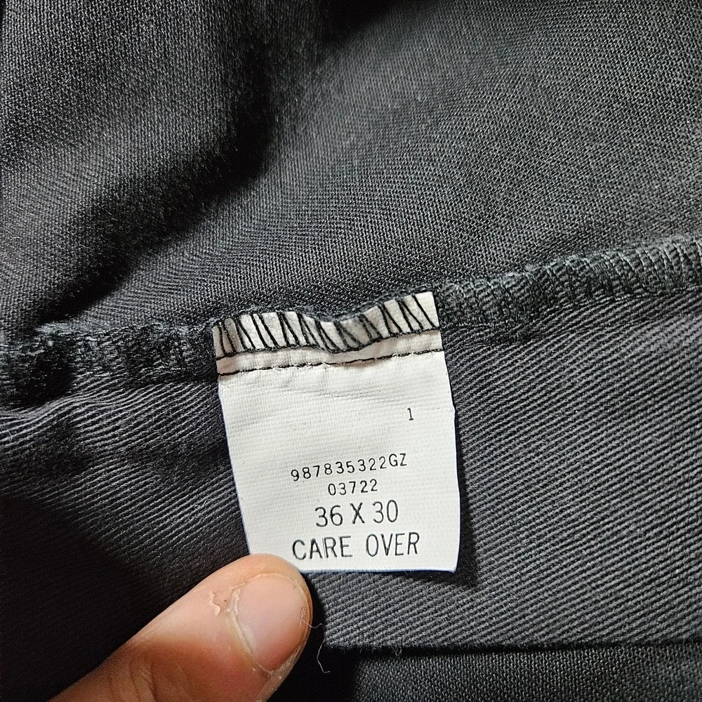 Polo Ralph Lauren Andrew Pant Mens 36x30 Black Pleated Chino Pants Cotton
